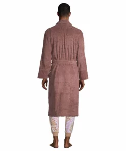 Men's Lands' End Calf-Length Turkish Terry Robe -Casual Outfits For Men Elegant store 4555496 ALT