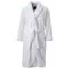 Men's Lands' End Calf-Length Turkish Terry Robe -Casual Outfits For Men Elegant store 4555496 White