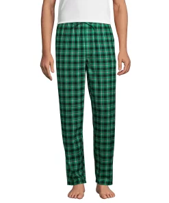 Men's Lands' End Flannel Pajama Sleep Pants 20 Men's Lands' End Flannel Pajama Sleep Pants -Casual Outfits For Men Elegant store 4555500 Emerald Gulf Check