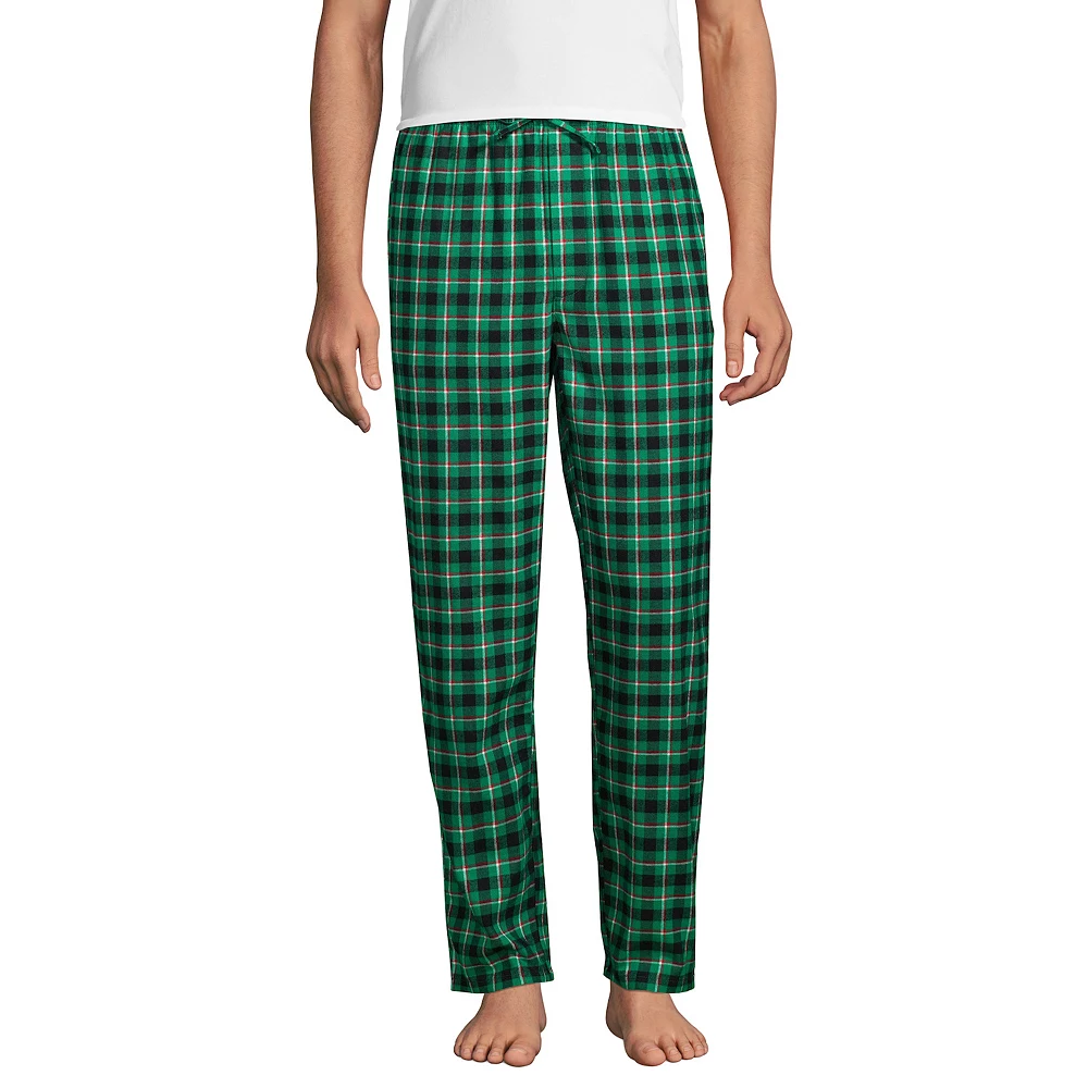 Men's Lands' End Flannel Pajama Sleep Pants 10 Men's Lands' End Flannel Pajama Sleep Pants - Image 8