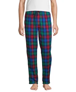 Men's Lands' End Flannel Pajama Sleep Pants 16 Men's Lands' End Flannel Pajama Sleep Pants -Casual Outfits For Men Elegant store 4555500 Navy Plaid