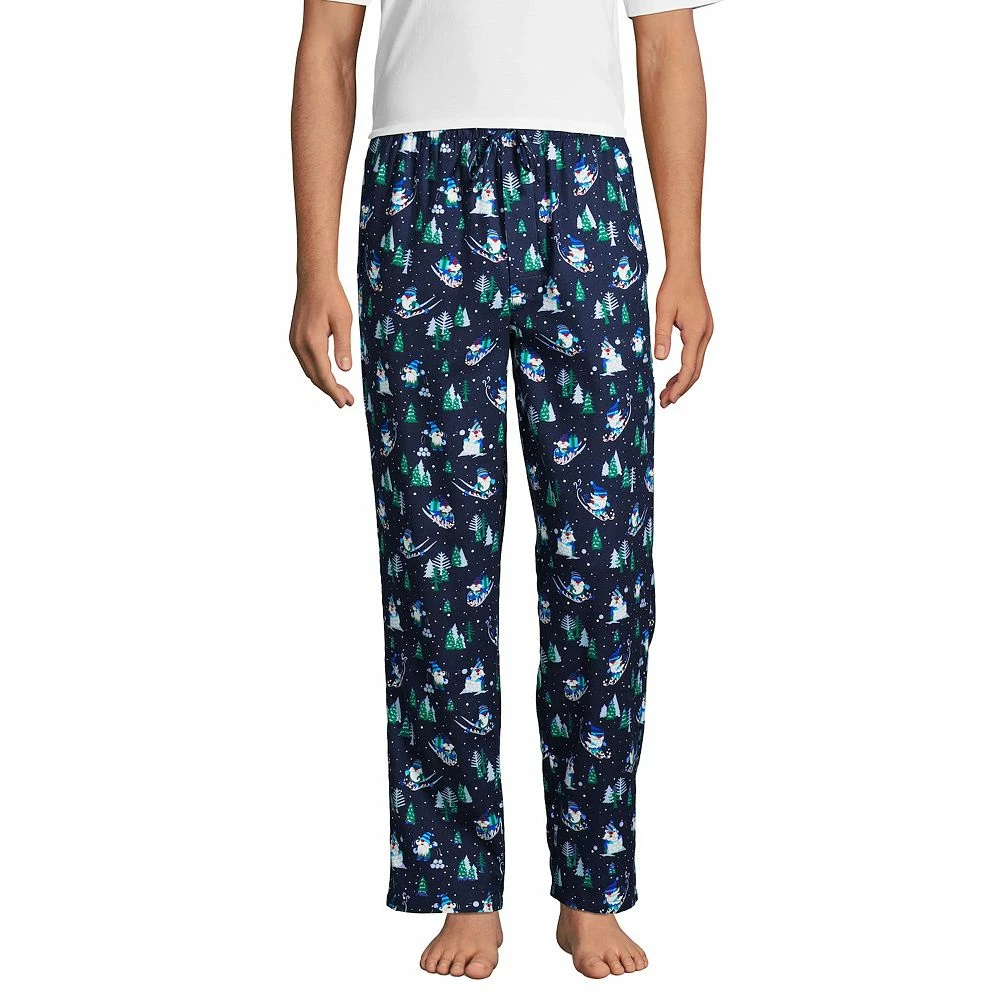 Men's Lands' End Flannel Pajama Sleep Pants 11 Men's Lands' End Flannel Pajama Sleep Pants - Image 9