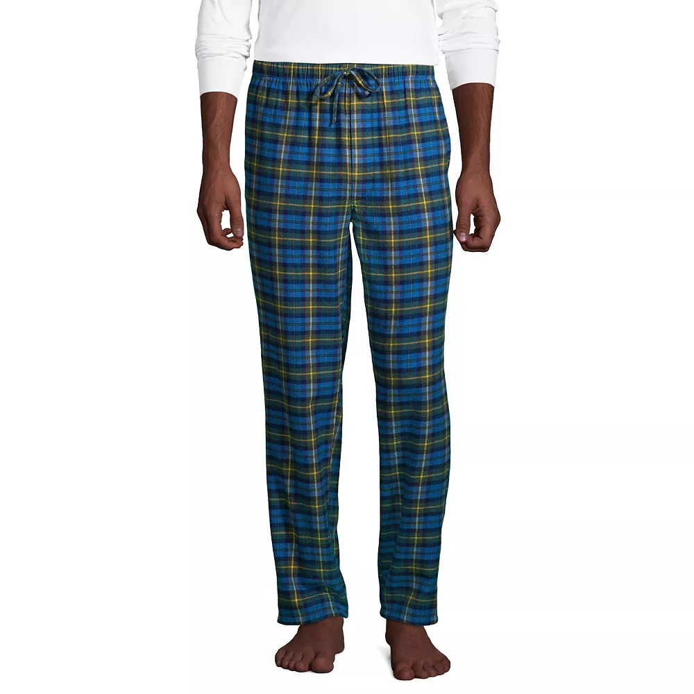 Men's Lands' End Flannel Pajama Sleep Pants 8 Men's Lands' End Flannel Pajama Sleep Pants - Image 6
