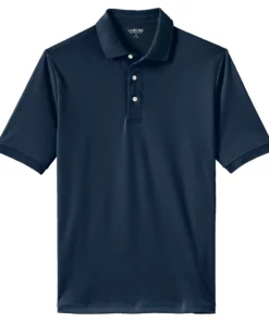 Men's Lands' End Super Soft Supima Polo -Casual Outfits For Men Elegant store 4560900 Radiant Navy