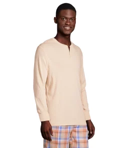 Big & Tall Lands' End Knit Ribbed Pajama Henley 19 Big & Tall Lands' End Knit Ribbed Pajama Henley -Casual Outfits For Men Elegant store 4561227 ALT2