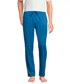 Men's Lands' End Knit Jersey Sleep Pants 13 Men's Lands' End Knit Jersey Sleep Pants -Casual Outfits For Men Elegant store 4561229 Mariner Blue