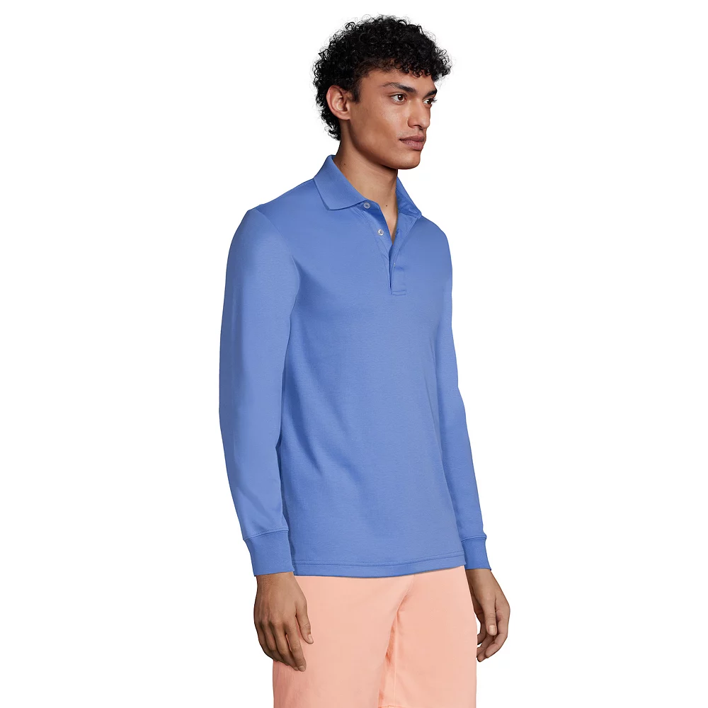 Big & Tall Lands' End Super Soft Supima Polo 10 Big & Tall Lands' End Super Soft Supima Polo - Image 8