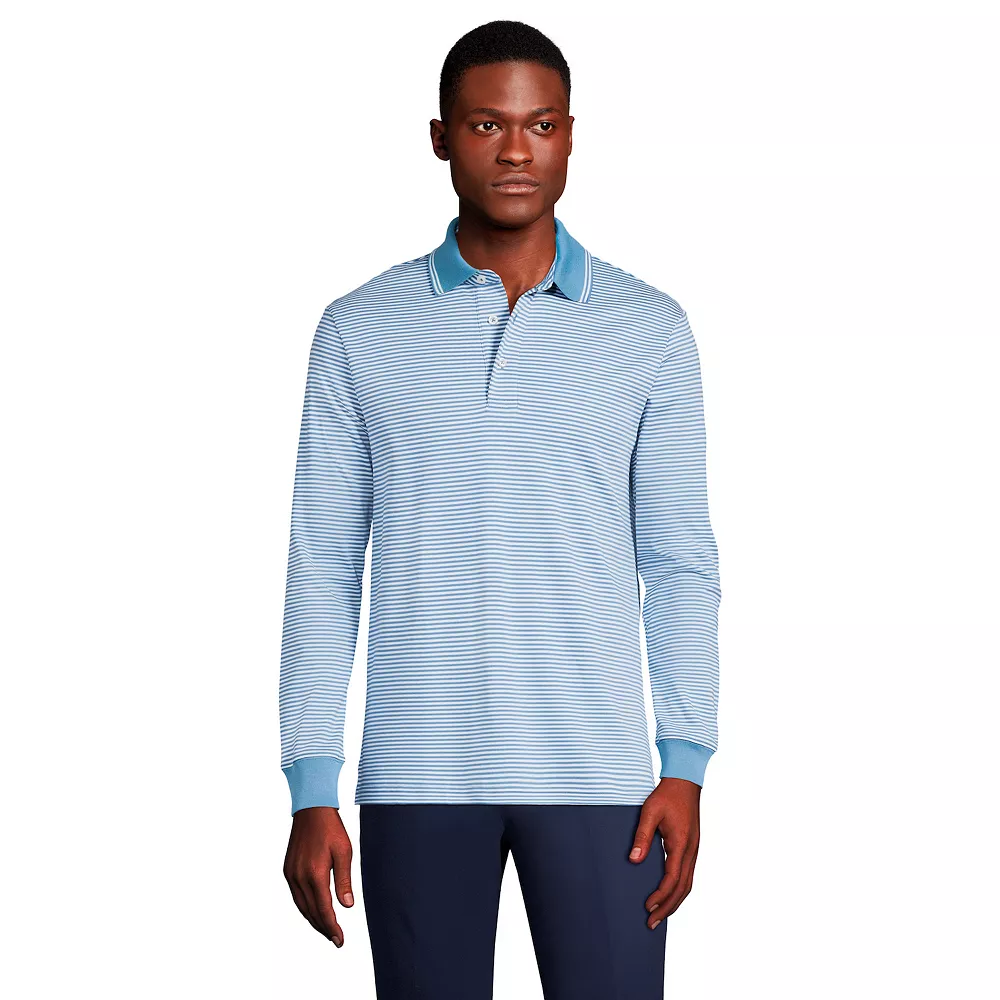 Big & Tall Lands' End Super Soft Supima Polo 7 Big & Tall Lands' End Super Soft Supima Polo - Image 5