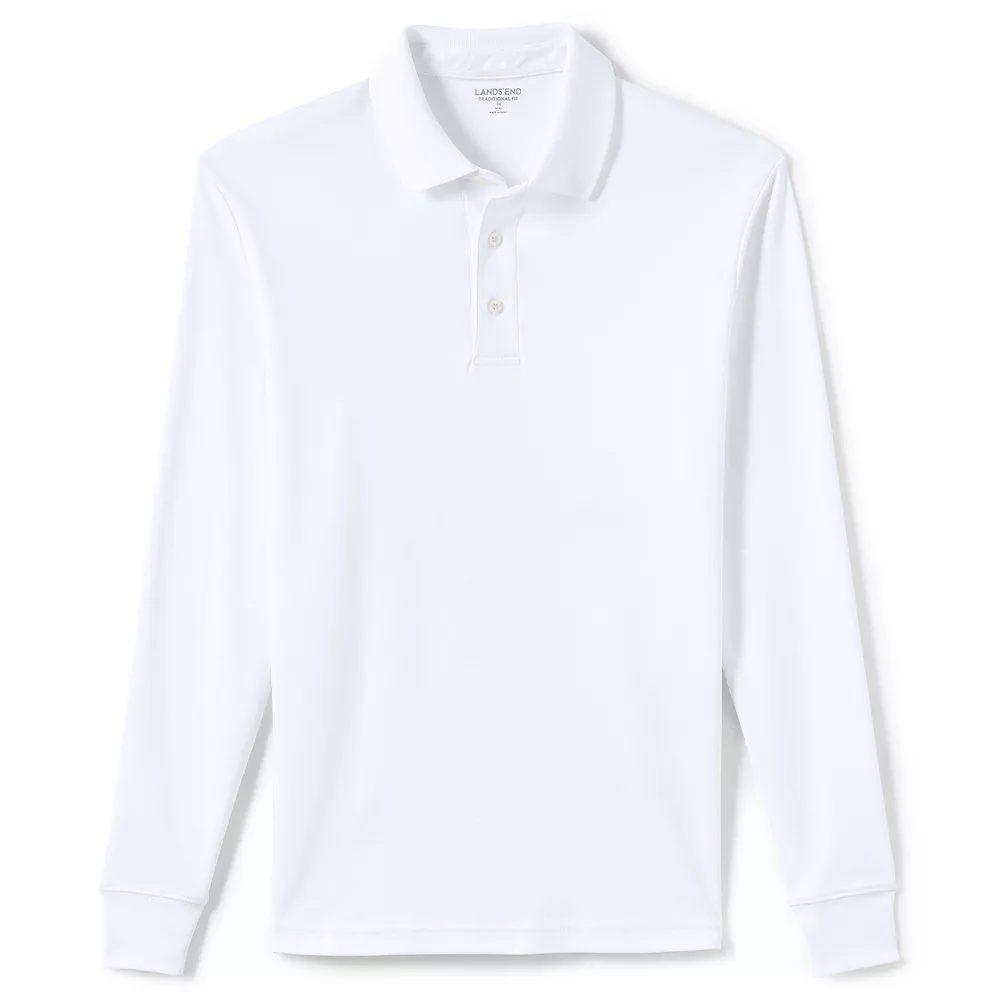 Big & Tall Lands' End Super Soft Supima Polo 5 Big & Tall Lands' End Super Soft Supima Polo - Image 3
