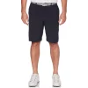 Men's Grand Slam Double-Pleated Active-Waistband Golf Shorts -Casual Outfits For Men Elegant store 4575511 Black Iris