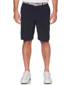 Men's Grand Slam Double-Pleated Active-Waistband Golf Shorts