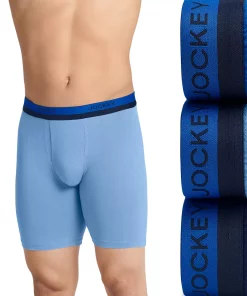Men's Jockey® Ultimate Breathe 3-pack Long-Leg Boxer Briefs