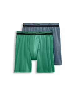 Big & Tall Jockey® Ultimate Breathe Big Man 2-pack Long-Leg Boxer Briefs -Casual Outfits For Men Elegant store 4593834 ALT3