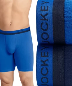 Big & Tall Jockey® Ultimate Breathe Big Man 2-pack Long-Leg Boxer Briefs