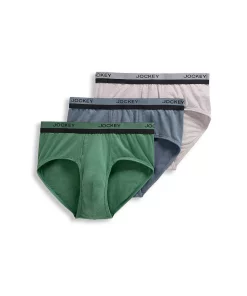 Big & Tall Jockey® Ultimate Breathe 3-pack Briefs -Casual Outfits For Men Elegant store 4593835 ALT3