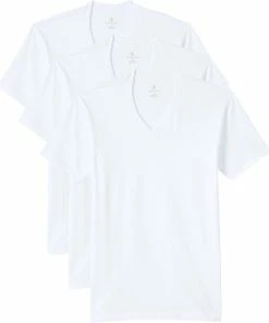 Men's Lands' End 3-Pack V-Neck Undershirts