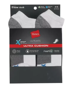 Men's Hanes Ultimate® 8-pack X-Temp Ultra Cushion Low-Cut Socks 12 Men's Hanes Ultimate® 8-pack X-Temp Ultra Cushion Low-Cut Socks -Casual Outfits For Men Elegant store 4638491 ALT2