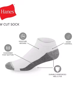 Men's Hanes Ultimate® 8-pack X-Temp Ultra Cushion Low-Cut Socks 13 Men's Hanes Ultimate® 8-pack X-Temp Ultra Cushion Low-Cut Socks -Casual Outfits For Men Elegant store 4638491 ALT99