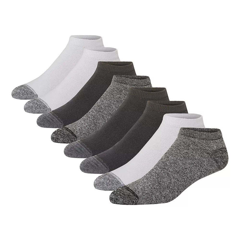 Men's Hanes Ultimate® 8-pack X-Temp Ultra Cushion Low-Cut Socks 5 Men's Hanes Ultimate® 8-pack X-Temp Ultra Cushion Low-Cut Socks - Image 3