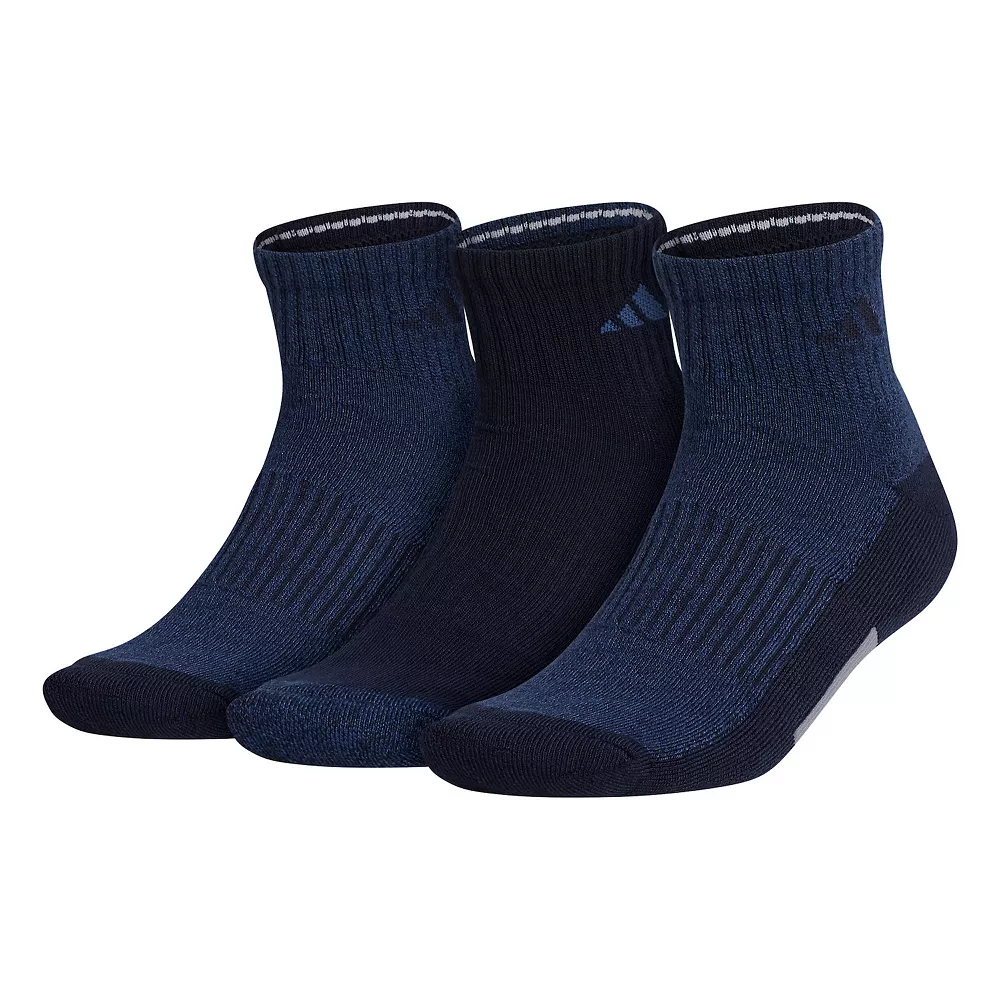 Men's adidas 3-pack Cushioned Quarter Socks 3 Men's adidas 3-pack Cushioned Quarter Socks