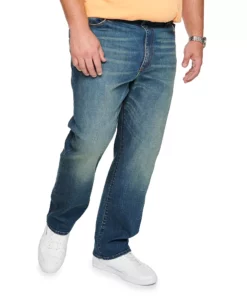 Men's Big and Tall Lee® Extreme Motion MVP Relaxed-Fit Straight-Leg Jeans -Casual Outfits For Men Elegant store 4920927 Nelson