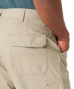 Big & Tall Wrangler Relaxed-Fit Twill Cargo Pants -Casual Outfits For Men Elegant store 4921994 ALT