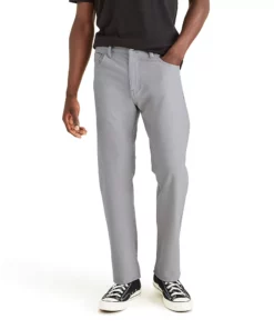 Men's Dockers® Straight-Fit Smart 360 Knit™ Comfort Knit Jean-Cut Pants 18 Men's Dockers® Straight-Fit Smart 360 Knit™ Comfort Knit Jean-Cut Pants -Casual Outfits For Men Elegant store 4927647 Burma Grey