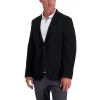 Men's Haggar® Smart Wash™ Tailored-Fit Performance Tech Blazer 1 Men's Haggar® Smart Wash™ Tailored-Fit Performance Tech Blazer -Casual Outfits For Men Elegant store 4933029 Black