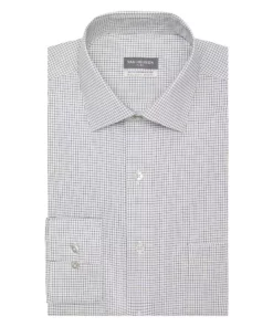 Men's Van Heusen Ultra Wrinkle-Free Regular-Fit Dress Shirt -Casual Outfits For Men Elegant store 4933454 Gray Frost
