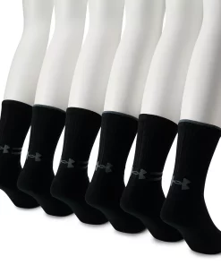Men's Under Armour 6-pack Essential Lite Crew Socks