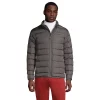 Men's Lands' End 600 Down Jacket -Casual Outfits For Men Elegant store 4941433 Charcoal
