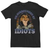 Big & Tall Disney Lion King Scar Surrounded By Idiots Tee