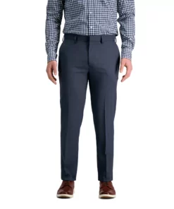 Men's Haggar® Smart Wash™ Repreve® Slim-Fit Suit Pants -Casual Outfits For Men Elegant store 4960930 Ink