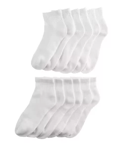 Men's GOLDTOE® 12-pack Active Quarter Socks