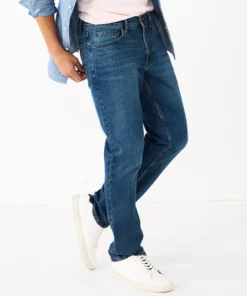 Men's Sonoma Goods For Life® Regular-Fit Jeans 16 Men's Sonoma Goods For Life® Regular-Fit Jeans -Casual Outfits For Men Elegant store 4970384 Indigo Stone