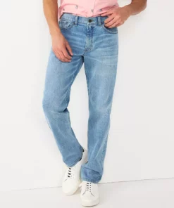 Men's Sonoma Goods For Life® Regular-Fit Jeans 15 Men's Sonoma Goods For Life® Regular-Fit Jeans -Casual Outfits For Men Elegant store 4970384 Light Stone