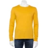 Men's Sonoma Goods For Life® Supersoft Long Sleeve Crewneck Tee 1 Men's Sonoma Goods For Life® Supersoft Long Sleeve Crewneck Tee -Casual Outfits For Men Elegant store 5001985 Gold