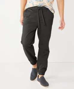 Men's Sonoma Goods For Life® Core Jogger Pants -Casual Outfits For Men Elegant store 5003962 Black