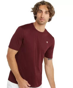 Men's Champion® Double Dry Core Tee -Casual Outfits For Men Elegant store 5003997 Maroon