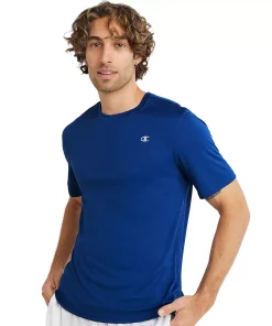 Men's Champion® Double Dry Core Tee -Casual Outfits For Men Elegant store 5003997 Royal Blue