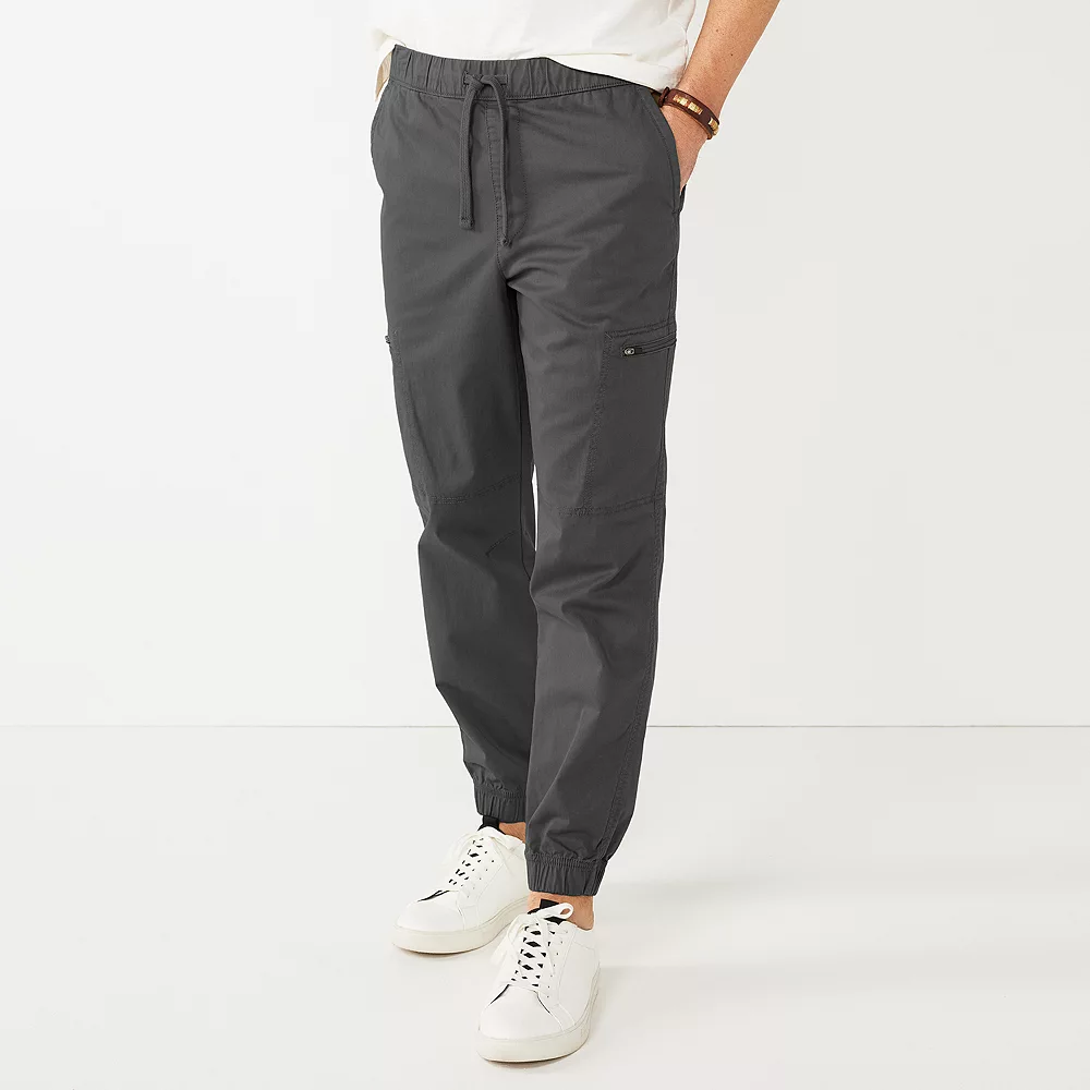 Men's Sonoma Goods For Life® Zip Cargo Jogger Pants 3 Men's Sonoma Goods For Life® Zip Cargo Jogger Pants