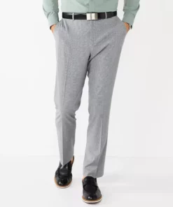 Men's Apt. 9® Premier Flex Performance Slim-Fit Washable Suit Pants 21 Men's Apt. 9® Premier Flex Performance Slim-Fit Washable Suit Pants -Casual Outfits For Men Elegant store 5011546 Light Gray Seersucker