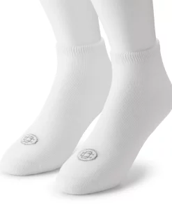 Men's Doctor's Choice 2-Pack Diabetic No-Show Socks 7 Men's Doctor's Choice 2-Pack Diabetic No-Show Socks -Casual Outfits For Men Elegant store 5016328 White
