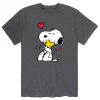 Men's Peanuts Snoopy Lots of Love Tee -Casual Outfits For Men Elegant store 5033198