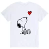Men's Peanuts Valentine Snoopy Red Heart Tee 2 Men's Peanuts Valentine Snoopy Red Heart Tee -Casual Outfits For Men Elegant store 5033217