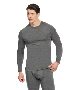 Men's Eddie Bauer Heavyweight Base Layer Fleece Wool-Blend Top