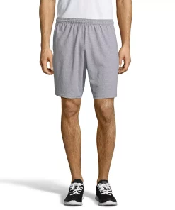 Big & Tall Hanes® Jersey Pocket Shorts -Casual Outfits For Men Elegant store 5084303 Light Steel