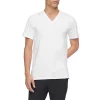 Men's Calvin Klein Classics 3-pack V-neck Tee -Casual Outfits For Men Elegant store 5092176 White