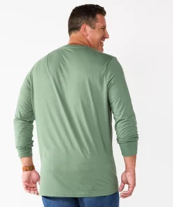 Big & Tall Sonoma Goods For Life® Crewneck Tee -Casual Outfits For Men Elegant store 5108992 ALT