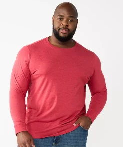 Big & Tall Sonoma Goods For Life® Crewneck Tee -Casual Outfits For Men Elegant store 5108992 Valentine Garden